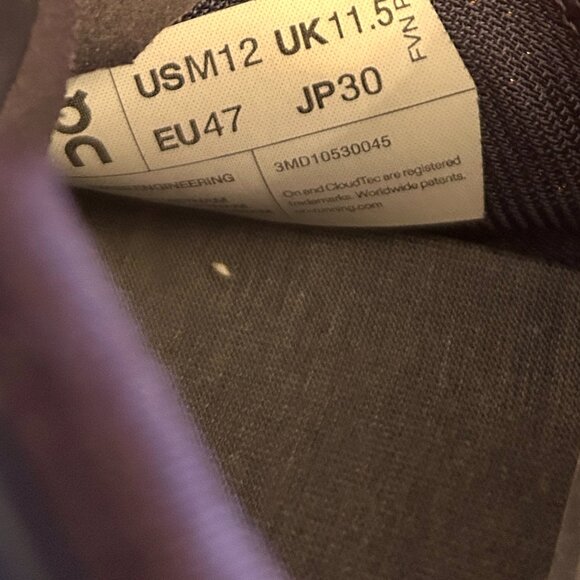 Men's On Cloud 5 Coast Denim/Midnight Running Shoes Size 12  3MD10530045 - Picture 13 of 13